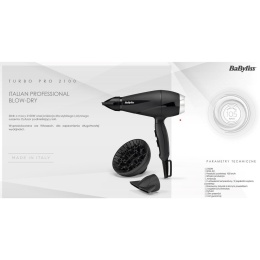 Suszarka do włosów BABYLISS 6710DE Jonizacja