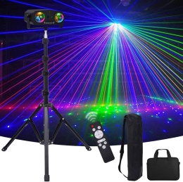 Światło dyskotekowe LED 5w1 statyw pilot disco DJ impreza