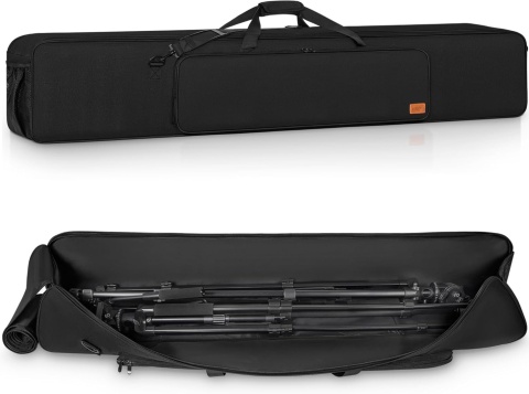 Torba na statyw 152,4 cm, futerał na statyw do aparatu, sprzętu oświetleniowego i audio, wodoodporny