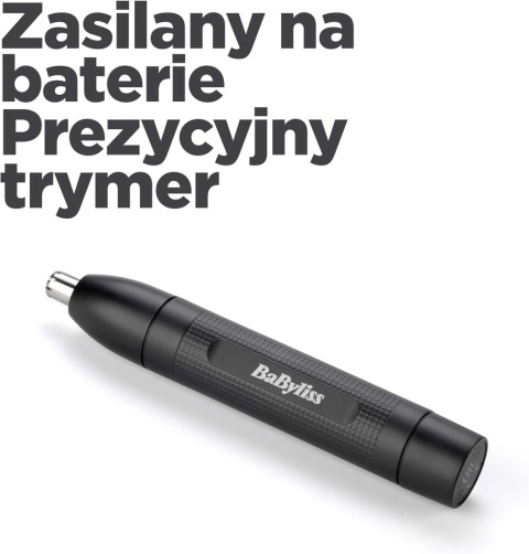 Trymer do nosa Babyliss Polska E650e na baterie