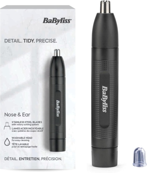 Trymer do nosa Babyliss Polska E650e na baterie