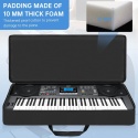 POKROWIEC NA KEYBOARD PIANINO 61 KLAWISZY WODOODPORNY MOCNY FUTERAŁ 103CM