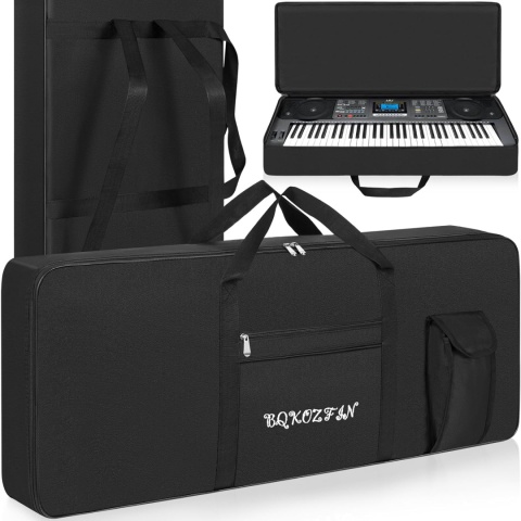 POKROWIEC NA KEYBOARD PIANINO 61 KLAWISZY WODOODPORNY MOCNY FUTERAŁ 103CM
