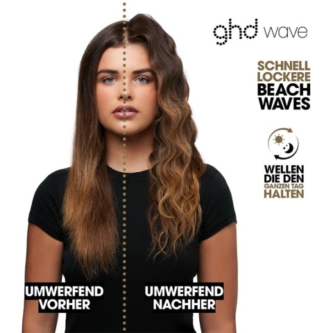 ghd Wave Triple Barrel Falownica do Włosów Luźne Fale Plażowe Glossy