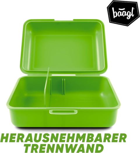 Baagl Pudełko na drugie śniadanie dla dzieci do szkoły lunch box Baagl Pudełko na drugie śniadanie dla dzieci do szkoły lunch box