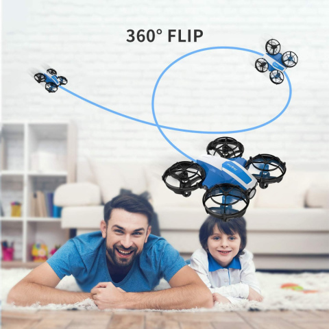 Holyton Mini dron HS330 dla dzieci RC Quadrocopter, z 3 akumulatorami Holyton Mini dron HS330 dla dzieci RC Quadrocopter, z 3 akumulatorami