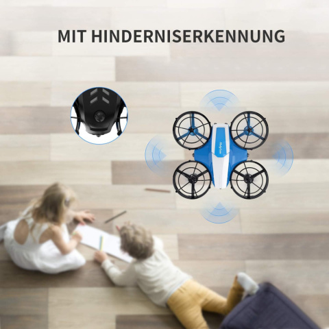 Holyton Mini dron HS330 dla dzieci RC Quadrocopter, z 3 akumulatorami Holyton Mini dron HS330 dla dzieci RC Quadrocopter, z 3 akumulatorami