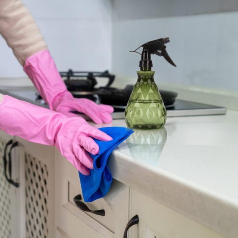 Vwoqiy 2 butelki z rozpylaczem 500 ml, z regulowanym natryskiem Vwoqiy 2 butelki z rozpylaczem 500 ml, z regulowanym natryskiem