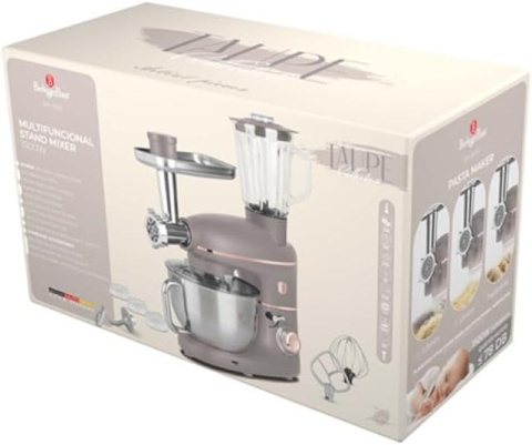 Berlinger Haus Robot kuchenny z młynkiem i mikserem, 1500 W, Taupe Collection BH-9530