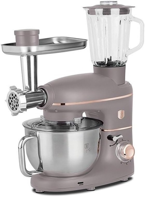 Berlinger Haus Robot kuchenny z młynkiem i mikserem, 1500 W, Taupe Collection BH-9530