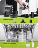 GDOR Blender ręczny 1100 W, 5 w 1, stal nierdzewna, rozdrabniacz , zestaw XL