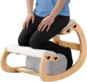 MALLVITALLY ERGONOMICZNE KRZESŁO KLĘKOSIAD BIAŁY DĄB