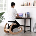 MALLVITALLY ERGONOMICZNE KRZESŁO KLĘKOSIAD BIAŁY DĄB