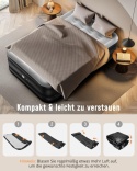Materac dwuosobowy airefina 190 x 137 x 46 cm biały