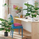 Monstera dekoracja do domu salonu, sztuczna roślina duża 71 cm 2 sztuki z doniczka