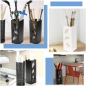 STOJAK NA PARASOLE PARASOLNIK CZARNY METALOWY LOFT