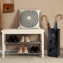 STOJAK NA PARASOLE PARASOLNIK CZARNY METALOWY LOFT