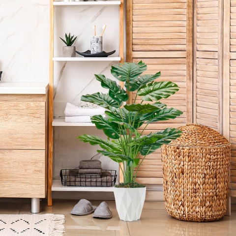 Sztuczna Monstera w doniczce 71 cm roślina doniczkowa dekoracyjna