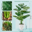 Sztuczna Monstera w doniczce 71 cm roślina doniczkowa dekoracyjna