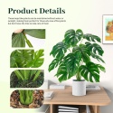 Sztuczna Monstera w doniczce 71 cm roślina doniczkowa dekoracyjna