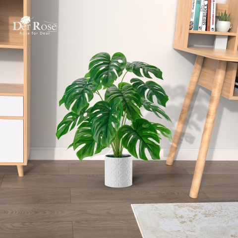 Sztuczna Monstera w doniczce 71 cm roślina doniczkowa dekoracyjna