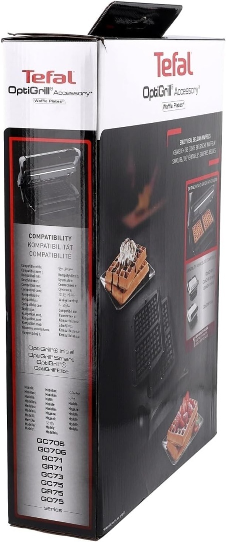 Tefal płyty do gofrów i chochla do grilla optycznego Optigrill XA724810