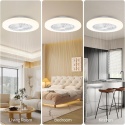 Wentylator Lampa sufitowa LED 48 cm, regulowana prędkość , 3000-5500 K