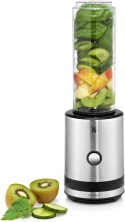 Wmf Küchenminis Smoothie-to-go mikser 300W stal nierdzewna 0,6l - 2 butelki