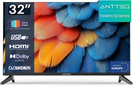 ANTTEQ E32-AH1.Q1L - 32-CALOWY (81 CM) TELEWIZOR LED - HD - POTRÓJNY TUNER