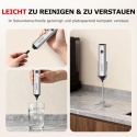 Bonsenkitchen Elektryczny spieniacz do mleka podwojny