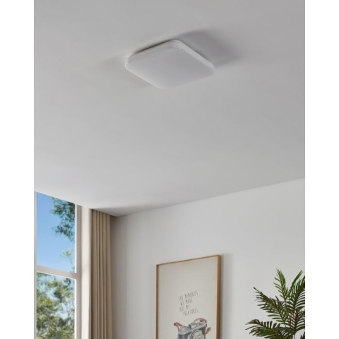 EGLO FRANIA-S Plafon LED 28x28 cm 3000K biały lampa ścienna / sufitowa