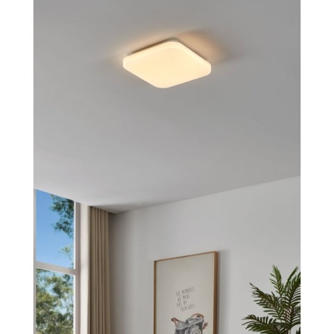 EGLO FRANIA-S Plafon LED 28x28 cm 3000K biały lampa ścienna / sufitowa