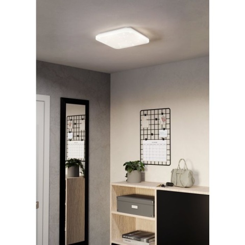 EGLO FRANIA-S Plafon LED 33x33 cm 3000K biały lampa ścienna / sufitowa