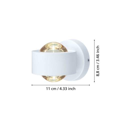 EGLO ONO 2 lampa ścienna 3000 K