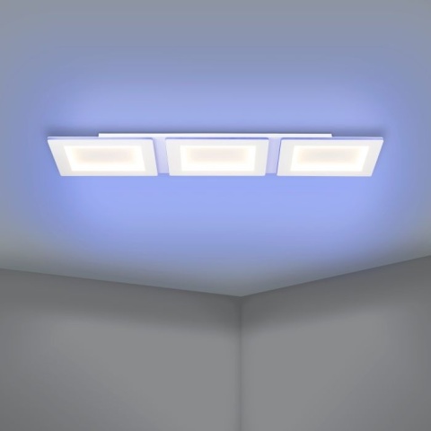 EGLO PADROGIANO-Z Plafon LED RGB+TW biały 120x30 cm LAMPA sufitowa Smart Home