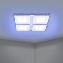 EGLO PADROGIANO-Z Plafon LED RGB+TW biały 45x45 cm Lampa sufitowa Smart Home