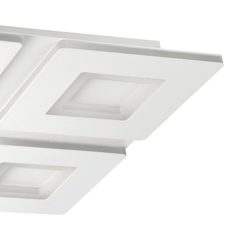 EGLO PADROGIANO-Z Plafon LED RGB+TW biały 45x45 cm Lampa sufitowa Smart Home