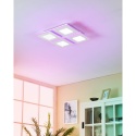 EGLO PADROGIANO-Z Plafon LED RGB+TW biały 45x45 cm Lampa sufitowa Smart Home