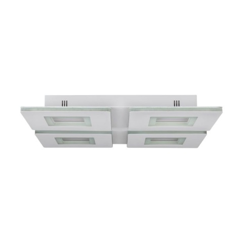 EGLO PADROGIANO-Z Plafon LED RGB+TW biały 45x45 cm Lampa sufitowa Smart Home