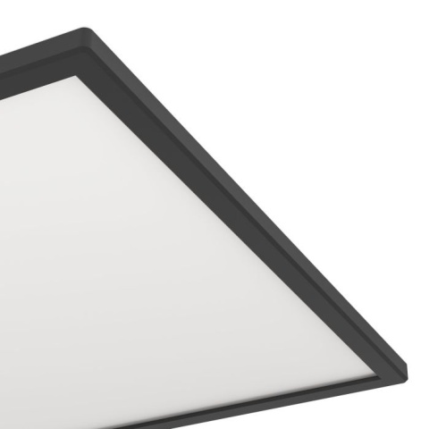 EGLO ROVITO oprawa sufitowa Plafon LED 50x50cm IP44 Czarny 	2700 / 4000 / 6500 K