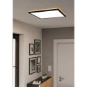 EGLO ROVITO oprawa sufitowa Plafon LED 50x50cm IP44 Czarny 	2700 / 4000 / 6500 K