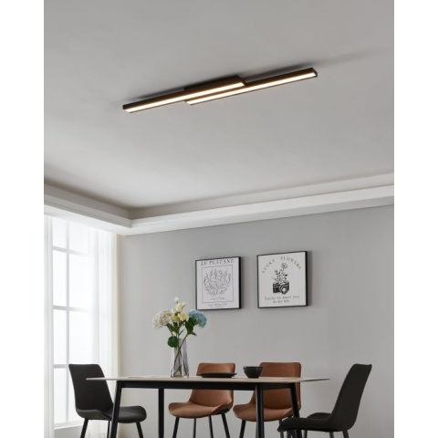 EGLO - SALITERAS-Z CEILING LAMP BLACK - RGB+TW - ZIGBEE, BLUETOOTH 116 CM