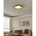 EGLO SALOBRENA-Z Plafon LED 2700-6500K czarny 45x45 cm oprawa sufitowa Smart Home