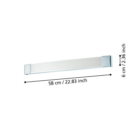 EGLO SIDERNO oprawa lustrzana KINKIET 58 CM