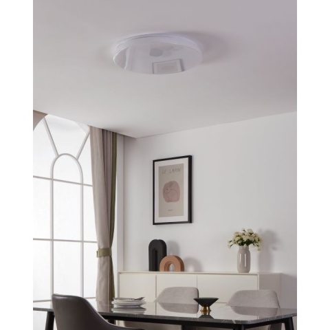 EGLO TOTARI-Z oprawa sufitowa LED 53cm 2700-6500K Biały okrągły efekt gwiazd SMART APLIKACJA