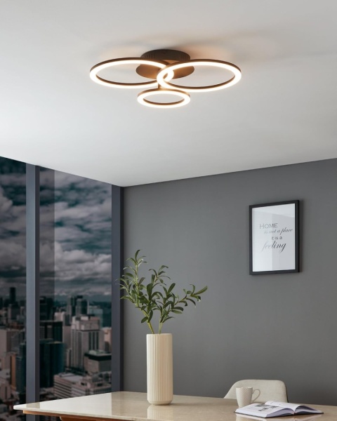 EGLO connect z Smart-Home lampa sufitowa LED , aplikacja i Alexa - 55 CM