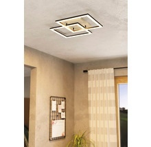 Eglo Crosslink.z LOMALTAS 8 W, 4400 lm, 2700-6500 K, IP20, czarno-brązowa - Kompatybilna z systemem SMART HOME firmy Hornbach