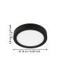 Eglo Fueva 5 Plafon LED Czarny 16cm 10,5W Neutral