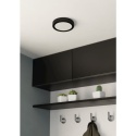 Eglo Fueva 5 Plafon LED Czarny 16cm 10,5W Neutral