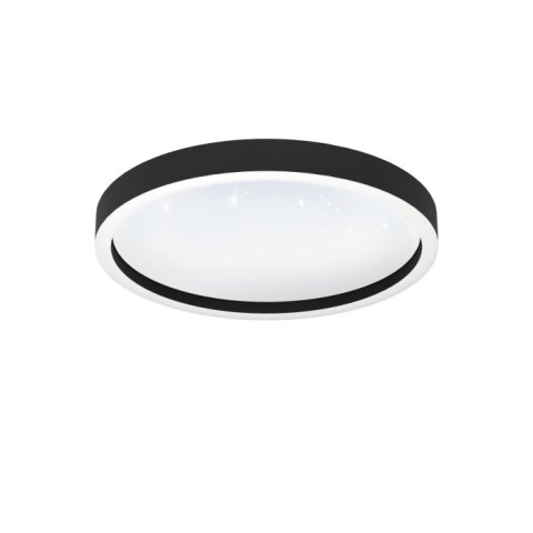Eglo MONTEMORELOS-Z Lampa Sufitowa LED czarny, Zmieniacz kolorów SMART APLIKACJA